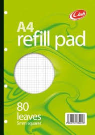A4 Refill pad Squares