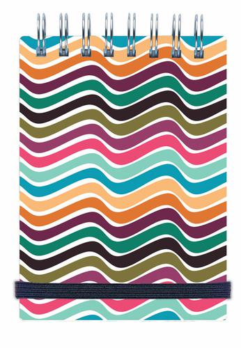 Abstract Notebook Banded