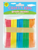 CRAFT STICKS - 40 assorted colours
