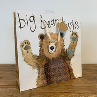 BIG BEAR HUGS LARGE SPARKLE GIFT BAG