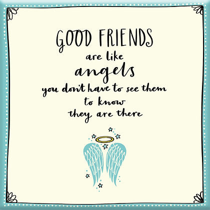 Good Friends are like Angels Fridge Magnet