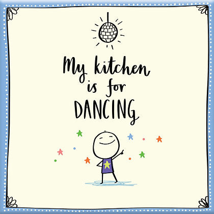 My Kitchen is for Dancing Fridge Magnet