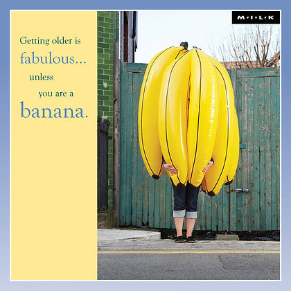 Inflatable Banana Greeting Card