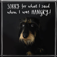 Sorry for what I said when I was Hangry Fridge Magnet