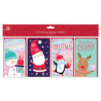Money Wallets - 4 Pack - Kids Designs *