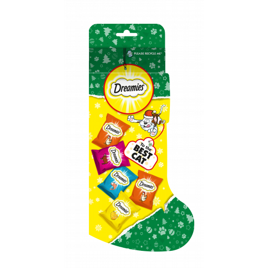 Dreamies Christmas Stocking Kitten And Adult Cat Treats