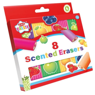 KIDS CREATE ACTIVITY 8 SCENTED ERASERS