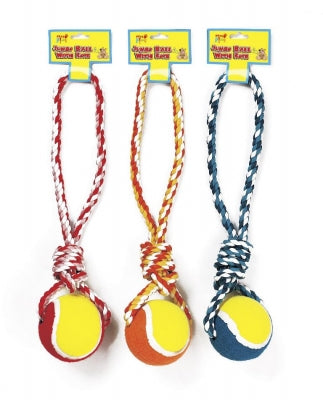 Rope Tug Dog Toy With JUMBO Ball