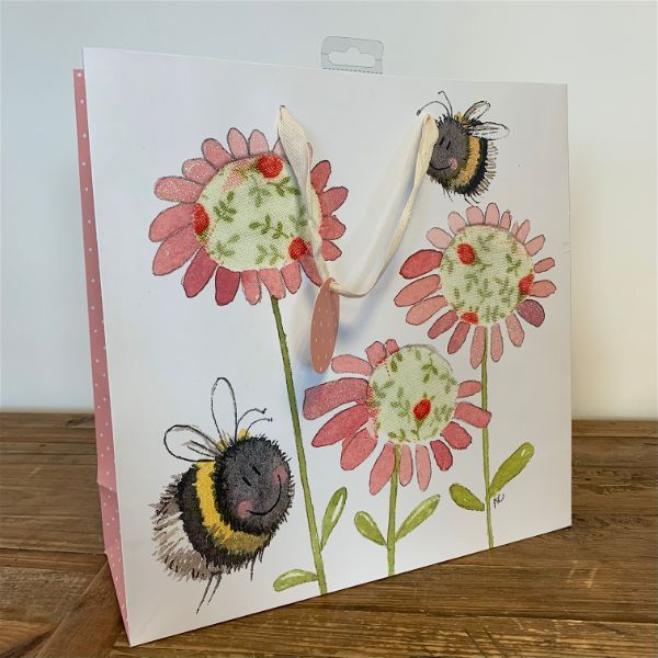 BEE LARGE SPARKLE GIFT BAG