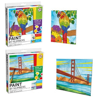 KIDS CREATE ACTIVITY PAINT BY NUMBER CANVAS