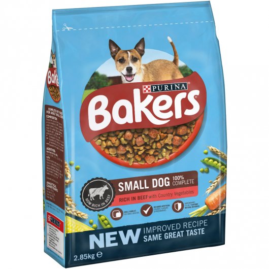 Bakers Small Bite Dog Rich in Beef & Country Vegetables 2.85kg