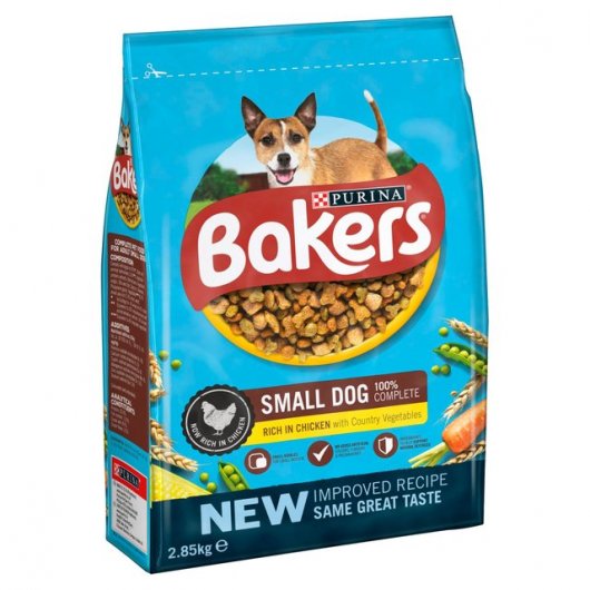 Bakers Small Bite Dog Rich in Chicken & Country Vegetables 2.85kg