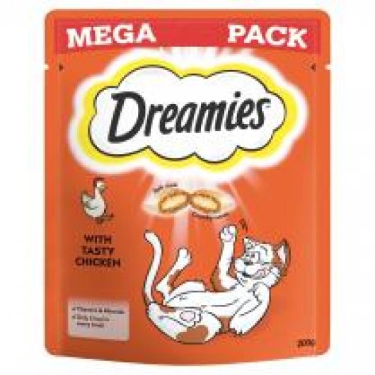 Dreamies Cat Treats With Chicken Mega Pack 200g