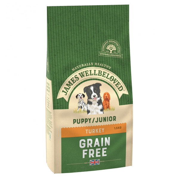 Jwb Puppy Dog Grain Free Turkey Kibble 1.5kg