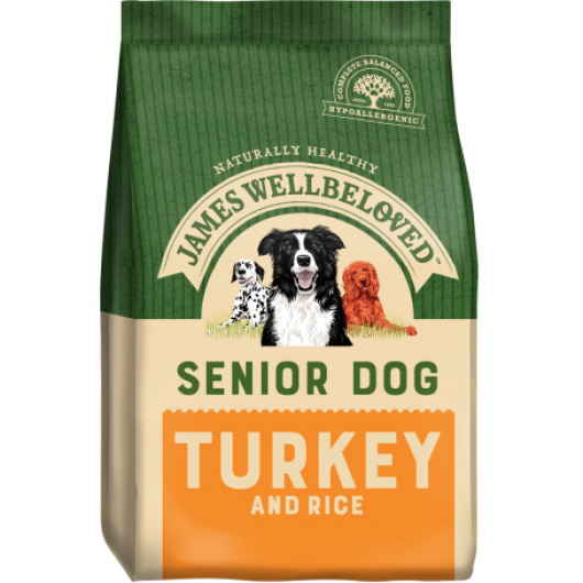 Jwb Adult Dog Senior Turkey  & Rice Kibble 2kg