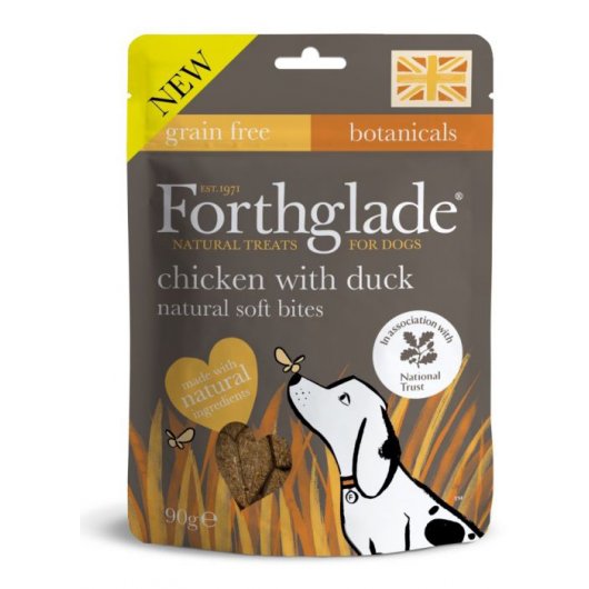 Forthglade National Trust Hand Baked Soft Bite Mini Treats Chicken With Duck 90g