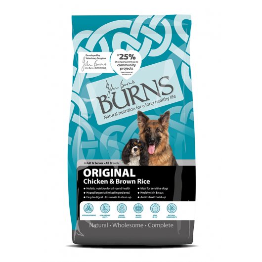 Burns Adult & Senior Dog Original Chicken & Brown Rice 12kg