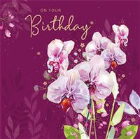 Open Female Birthday Card