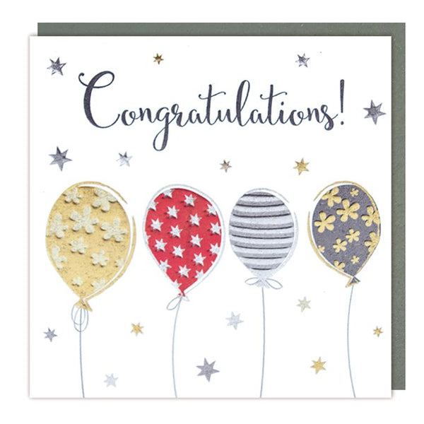 Congratulation Card Balloons