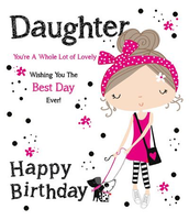 Daughter Birthday Greeting Card