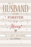 Husband Birthday Greeting Card