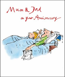 Mum & Dad on Your Anniversary Greeting Card -Quentin Blake