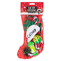 Christmas Cat Toy Stocking