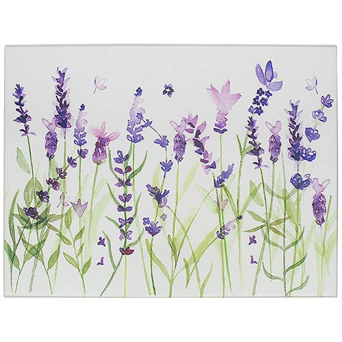 Purple Lavender Cutting Board