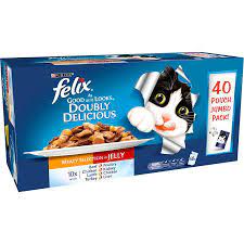Felix As Good As It Looks Doubly Delicious Meaty Selection  x 40 x 100g