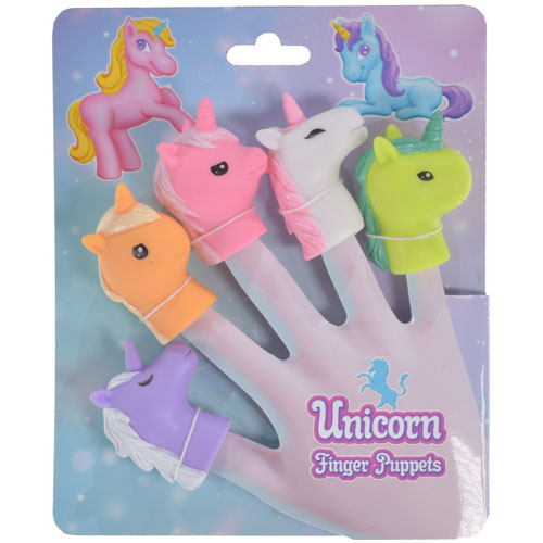 Unicorn Finger Puppets Pack – The Alderney Centre