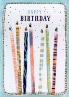 Birthday Greeting Card - Candles