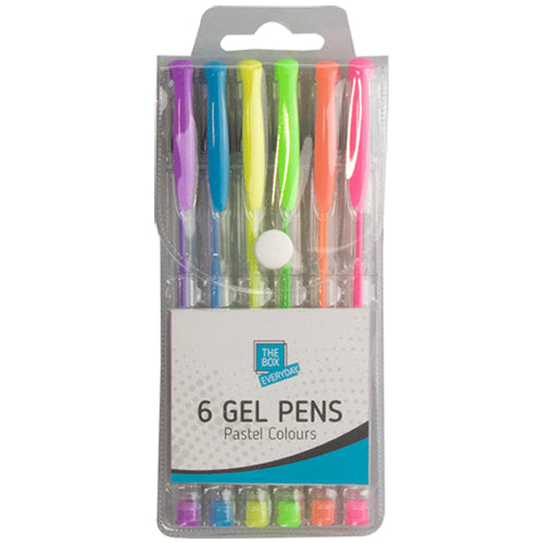 Pastel Gel Pens 6 Pack