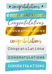 Greeting Card - Congratulations - Blank Inside