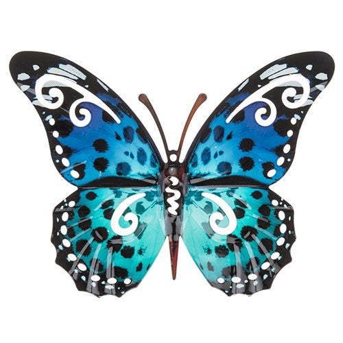 Bright Butterfly Blue Spot Plaque