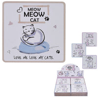 Cat Coasters Meow Meow