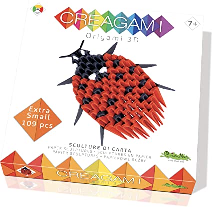 Creagami Origami 3D Ladybug 109 pcs Age 7+