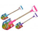 52cm WOOD SHAFT UNICORN SPADE (3 ASSORTED)