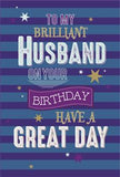 Husband Birthday Card