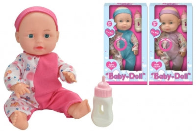 10" BABY DOLL WITH "TRY ME" SOUND 2 ASSORTED
