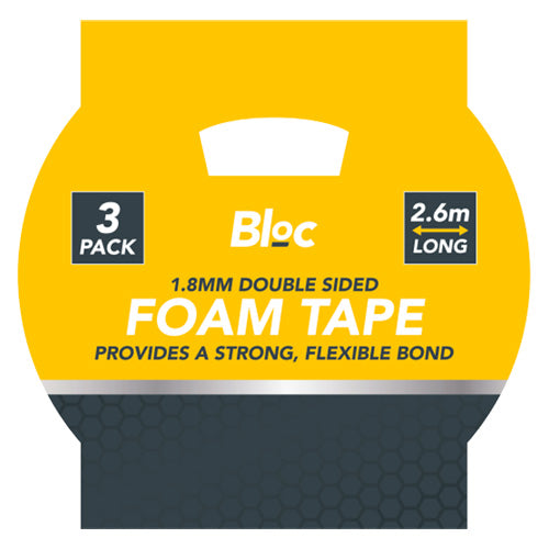 Double Sided Foam Tape - 3 pack