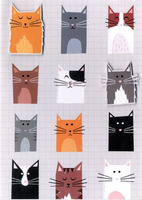 Greeting Card - BLANK - Cats