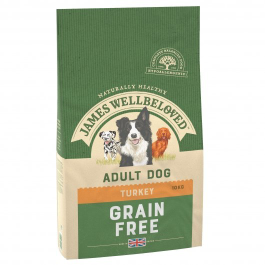 Jwb Adult Dog Maintenance Grain Free Turkey Kibble 10kg