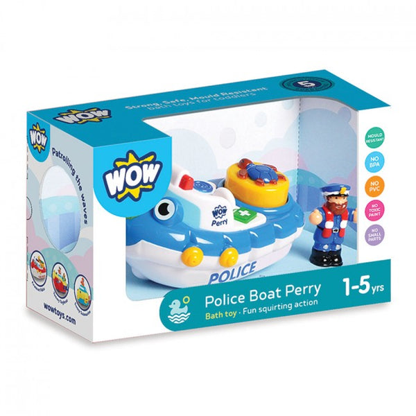 WOW Police Boat Perry (Age 1 to 5)