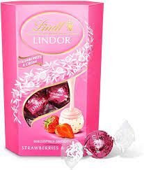 Lindt Lindor Strawberries & Cream 200g