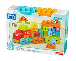 Fisher Price Mega Blocks ABC Learning Train Age 1-5