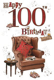 100th Male Birthday Card