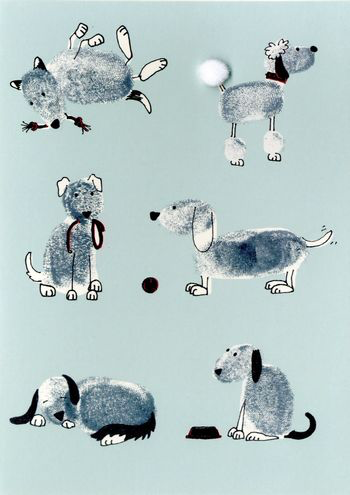 Greeting Card - Dogs - BLANK