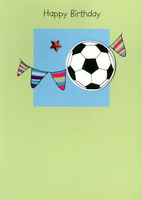Birthday Greeting Card - Football