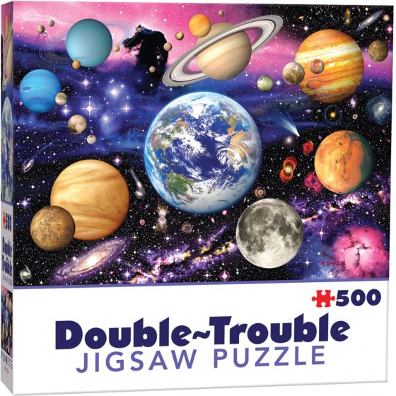 500PC Double-Trouble Puzzles Planets