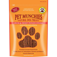 Pet Munchies Duck And Sweet Pot Dental Stick 90g